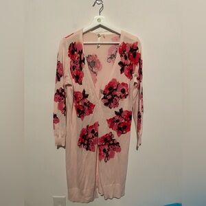NY Collection Floral Cardigan Medium‎